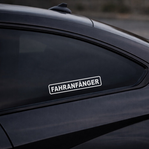 Fahranfänger auto aufkleber - fahranfänger,